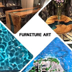 【40g Black + 60g White/Blue/Sliver Gray】 220g Mica Powder for Epoxy Resin - Pigment Powder Dye for Resin/Soap Making/Nails/Bath Bombs etc. (4 Color)
