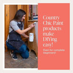 Clear Coat Quart (32oz) - Eco-Friendly Clear Satin Sheen Top Coat for Chalk Style Wood Furniture Paint, Non-Yellowing Waterproof Finish, Easy Application