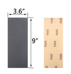 30Pcs 9 x 3.6 Inchs 600 Grit Wet and Dry Handmade Universal Sanding Sheets, Suitable for Woodworking Furniture/Automobiles/Metal/Lacquer Polishing Sandpaper