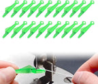 Fish Mouth Sewing Machine Needle Threader,2024 Upgrade Fish Type Needle Threader, Automatic Sewing Needle Threader,Easy Needle Threaders Tool (20 PCS)