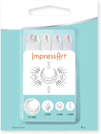 ImpressArt - Signature Geometric Mandala Metal Stamp Pack, Steel Punches for Metal Stamping (Pack of 5)