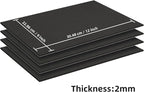 MEARCOOH Self Adhesive Foam Sheets, Black 9x12 Inch 2mm Sticky Eva Foam Paper for Crafts Cardmaking Photo Frames Classroom Scrapbooking Christmas Crafts (Black 10 Sheets)