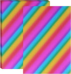 PATIKIL 11.7x8.3" Hot Stamping Foil Paper Sheet, 20 Sheets A4 Heat Transfer Hot Stamping Paper Foil for Leather DIY Logo Decor Craft Gift Package Scrapbook Card, Tilt Colorful