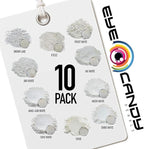 Eye Candy Pigments Premium White Mica Powder - Hakushika (25gr) - for Epoxy, Resin, Soap, Paint, Woodworking, Acrylic Pouring, Bath Bombs, Fishing Lures - DIY Arts and Crafts Additive