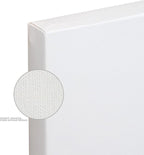 Creative Mark The Edge Deluxe Cotton 1-1/2" Deep Stretched Canvas for Painting, 12x18 Pack of 3, 14oz. Primed Weight, Universal Archival Priming, Medium Tooth, Hand-Stretched Canvas for Painters