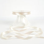 HUIHUANG Light Champagne Satin Ribbon 1/2 inch Continuous 50 Yards Double-Faced Satin Ribbon for Gift Wrapping, Bows, DIY Crafts, Flower Bouquet, Wedding Decor, Holiday Decor