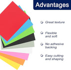 MECCANIXITY Foam Sheets Crafts 19x19 Inch 2mm EVA Craft Foam Paper Foam Sheets for Crafts Projects DIY Cosplay Modeling, Red