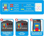 Rechargeable Super Slide Puzzle Game,Klotski Brain Toys for Kids Teens,500+ Challenges 7 Difficulty Levels for Boys&Girls,Portable Travel Games for All Ages,8-12 Gifts idea-Black