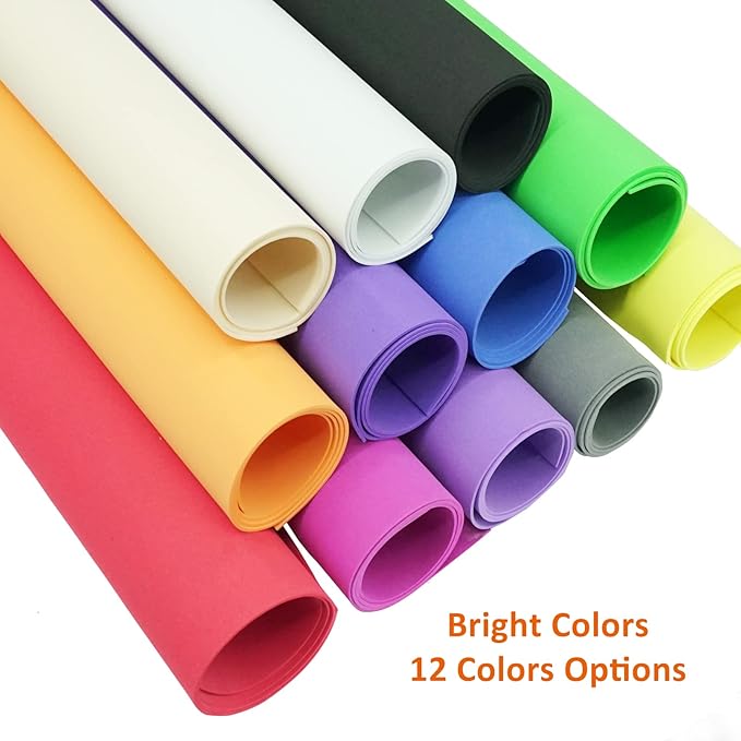 20 PCS EVA Foam Sheets DIY Handcraft Materials 1mm Thick 15.7 x 11.8 Inches Brown EVA Foam Papers for Arts and Crafts