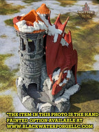 Dragon 3D Printed Dice Tower - Mythic Roll Collection - Unchained Games - Ascend to New Heights with your Rolls! (19.) Silk-Blue & Green)