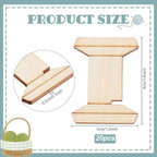 PH PandaHall 20pcs Thread Organizer Bobbin Winder Embroidery Thread Storage Floss Keeper Knitting Thread Holder Spool Shape Wood Bobbins Card for Sewing Crochet Needlework Tool 1.2x1.5 Inch