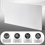 1 Pcs 430 Stainless Steel Sheet Metal 12 x 6 Inches 24GA Metal Plates Panel #4 Brushed Finish Magnetic Mount Board Wall Food Truck Restaurant Crafting Kitchen Floor Trailer Garage Gym
