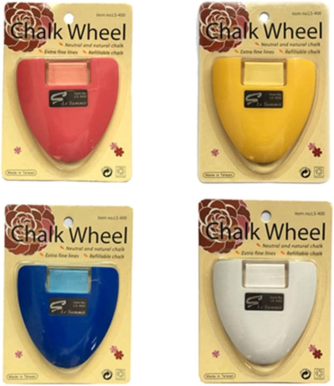 YEQIN Chalk Wheel Fabric Marker Tailor's Chalk DIY Sewing Parts (Yellow)