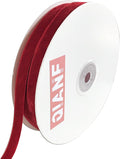 Vintage Red Velvet Ribbon, 3/8 Inch X 25Yd