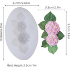 Hydrangea Flower Silicone Mold for Candle Soap Fondant Chocolate Candy Cake Decorating Baking Pastry Polymer Clay