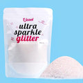 100g/3.5oz Pack Iridescent Rainbow Fine Glitter for DIY Craft, Extra Fine Glitter for Epoxy Resin, Glitter for Tumbler Candle Making, Festival Decoration Makeup Body Face Nail Art (Iridescent White)