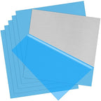 Welding Kit - 6Pack 6061 T651 Aluminum Sheet Metal 4" X 4" X 0.125Inch Flat Plain 3MM Aluminum Plate Weld Practice kit for MIG, TIG, Stick, Arc, Gas and Brazing, Welding Practice Kit for Beginners