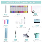 52Pcs Essential Craft Tools Set for Cutting Machine,Weeding Tools for Vinyl,Paper Cutter,Light Pad,Vinyl Weeding Scrap Collector,Brayer Rollers,Craft Accessories Bundle for Craft Projects