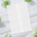 30 Pack Pre-Folded Vellum Jackets for 4.5x6.25 Invitations, Translucent Vellum Paper 4.5x6.25 Jackets, 100GSM Wedding Invitations Wraps, Envelope Liners for Birthdays, Baby Showers