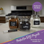 Crafts 4 All Liquid Chalk Markers for Blackboard Signs, Bistro Menu, Car Window Glass - Dry Erase, Washable - 25 Colored Chalk Pens w/Reversible Tips & Tweezers - Bonus White Chalkboard Marker