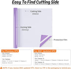 HTVRONT HTV Vinyl Rolls Heat Transfer Vinyl - 12" x 5ft Lilac HTV Vinyl for Shirts, Iron on Vinyl for All Cutter Machine - Easy to Cut & Weed for Heat Vinyl Design (Lilac)