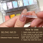 6 Colors Solid Opal Aurora Nail Powder Set, Iridescent Aurora Pigment Holographic Chameleon Sparkly Flakes Glitter Dust Kit for Gel Polish Nail Art Decorations…