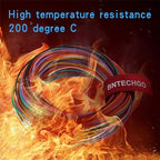BNTECHGO 24 Gauge Silicone Wire Kit 10 Color Each 10 ft Flexible 24 AWG Stranded Tinned Copper Wire