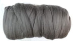 Kondoos Colored Natural Wool roving, 1 lb. Best Wool for Needle Felting, Wet Felting, handcrafts and Spinning. (Silver, 1 lb)