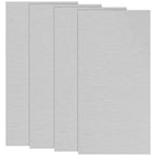 4Pack 6061 T651 Aluminum Sheet Metal 5 x 10 x 1/8 (0.125”) Inch Plain Thin Aluminum Plate Welding Practice kit for Beginners, Heat Treatable Rectangle 3MM Aluminum Metal Plate for Welding, Industrial