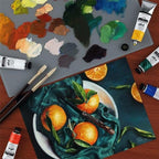 Tusc & Pine Artist Oil Paint - Transparent Red Oxide, 40 ml, Non-Yellowing, Rich & Creamy Consistency, Maximum Pigment Load, Small Batch Milled Oil Paints Made in the USA for Professional Artists