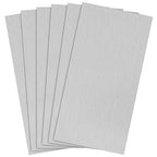 Welding Kit - 6Pack 6061 T651 Aluminum Sheet Metal 3" X 6" X 1/8 Inch Flat Plain Aluminum Plate Weld Practice kit for MIG, TIG, Stick, Arc, Gas and Brazing, Welding Practice kit for Beginners