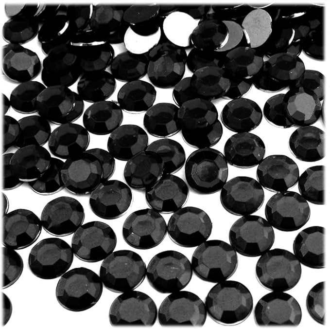 The Crafts Outlet 144pc Rhinestones Round 10mm - Peridot Light Green