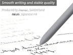 Gel Pens, 5 Pcs 0.5mm Fine Point Smooth Writing Japanese Cute High-End Series Black Ink Pens for Journaling Note Taking, School Office Supplies for Women Men (5 Pcs Morandi)