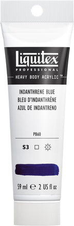 Liquitex Professional Heavy Body Acrylic Paint, 2-oz (59ml) Tube, Indanthrene Blue