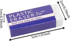 10 Pack Pencil Erasers, Soft, and Durable Erasers for Pencils, Perfect for Artists and Professionals, Long-Lasting Erasing Performance
