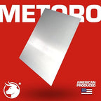 Metoro 2 Pack .250 x 12 x 6 Aluminum Sheet Plate - Grade 5052 | Durable & Versatile Metal for DIY, Industrial, Signage, Prototyping | Corrosion-Resistant, Weldable, and Strong (2, 1/4" x 12" x 6")