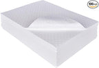 A A IN Oil-Only Absorbent Mat Pads, 100 Pack Oil Spill Pads, 20" x 15" White Absorbent Pads for Spill Control