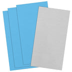 Welding Kit - 4Pack 6061 T651 Aluminum Sheet Metal 4" X 8" X 1/8 Inch Flat Plain Aluminum Plate Weld Practice kit for MIG, TIG, Stick, Arc, Gas and Brazing, Welding Practice kit for Beginners