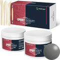 Smalltongue AB Epoxy Sculpt Clay, Natural Color, 2 Part Epoxy Sculpture Modeling Paste Clay (A & B) 1 Pound, Modeling Compound for Modeling, Repair, Fill Up Retrofit and Sculpture