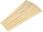 Pllieay 30 Pieces Bamboo Sticks Wooden Craft Sticks Extra Long Sticks for Crafting (15.7 Inches Length × 3/8 Inches Width)