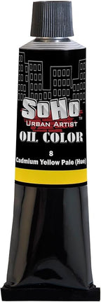 Soho Urban Artist Oil Paint - Cadmium Yellow Pale Hue, 170 ml Tube - Best Valued Oil Colors for Painting, Excellent Pigment Load