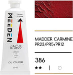 MEEDEN Artist Grade Oil Paint: Madder Carmine - 60ml/2oz Tube - Professional Art Paints for Canvas Painting
