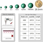 36PCS 10MM Purple Jade Beads Stone Beads Energy Healing Beads for DIY Jewelry Bracelet Necklace Making for Jewelry Making15Inch
