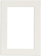 Pack of Ten Acid Free 8.5x11 Mats Bevel Cut for 7x9 Photos - Oyster Shell White Precut Matboards With Backing Boards and Self Seal Photo Mat Bags For Pictures, Photos, Framing - 4-ply Thickness