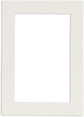 Poster Palooza 8.5x11 Mat Bevel Cut for 7x9 Photos - Acid Free Oyster Shell White Precut Matboard - For Pictures, Photos, Framing - 4-ply Thickness