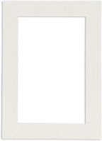 Pack of 25 Acid Free 8.5x11 Mats Bevel Cut for 7x9 Photos - Oyster Shell White Precut Matboards For Pictures, Photos, Framing - 4-ply Thickness