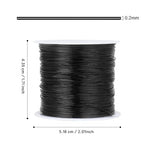492FT Jewelry Wire 32 Gauge Tarnish-Resistant Copper Beading Wires Roll Bulk for DIY Crafts Jewelry Making, Black Wire
