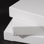 PHOENIX 6x12 Inch 3 Pack Gallery Canvas - Small Long 1.5 in Thick Canvases for Painting - Deep Edge 100% Cotton 11 Oz. Gesso Primed White Blank Professional Canvas Oil & Acrylic Paints