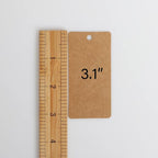 200pcs Kraft Paper Gift Tags with String, Price Tags, Display Label for DIY Project,Gifts Arts and Crafts Wedding Holiday (Brown)