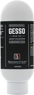 White Gesso Canvas Primer 8 oz Give Your Art The Ultimate Base Prime! Keep Paint from Absorbing! Whether Acrylics, Oils, Watercolors or Pastels, Make Every Painting Look its Absolute Best